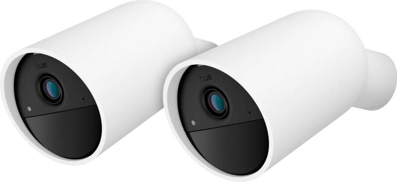 Philips Hue Secure beveiligingscamera met batterij Wit 2-pack