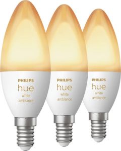 Philips Hue White Ambiance E14 3-pack
