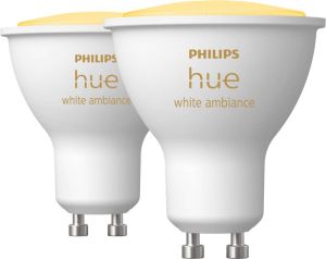 Philips Hue White Ambiance GU10 Duo pack