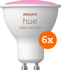 Philips Hue White and Color GU10 6-pack
