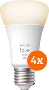 Philips Hue White E27 800lm 4-pack