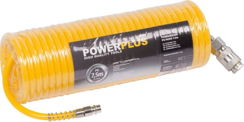 PowerPlus Luchtslang 7 5m PU