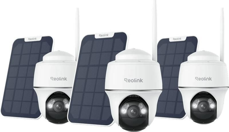 Reolink Argus B430 + Solar Panel 3-Pack