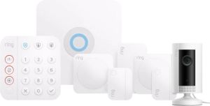 Ring Alarmsysteem met 4 sensoren + Indoor Cam Wit