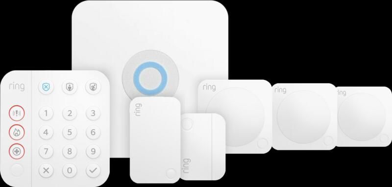 Ring Alarmsysteem met 1 magneetcontacten en 3 bewegingssensoren