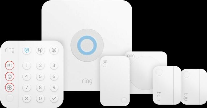 Ring Alarmsysteem met 2 magneetcontacten en 1 bewegingssensor