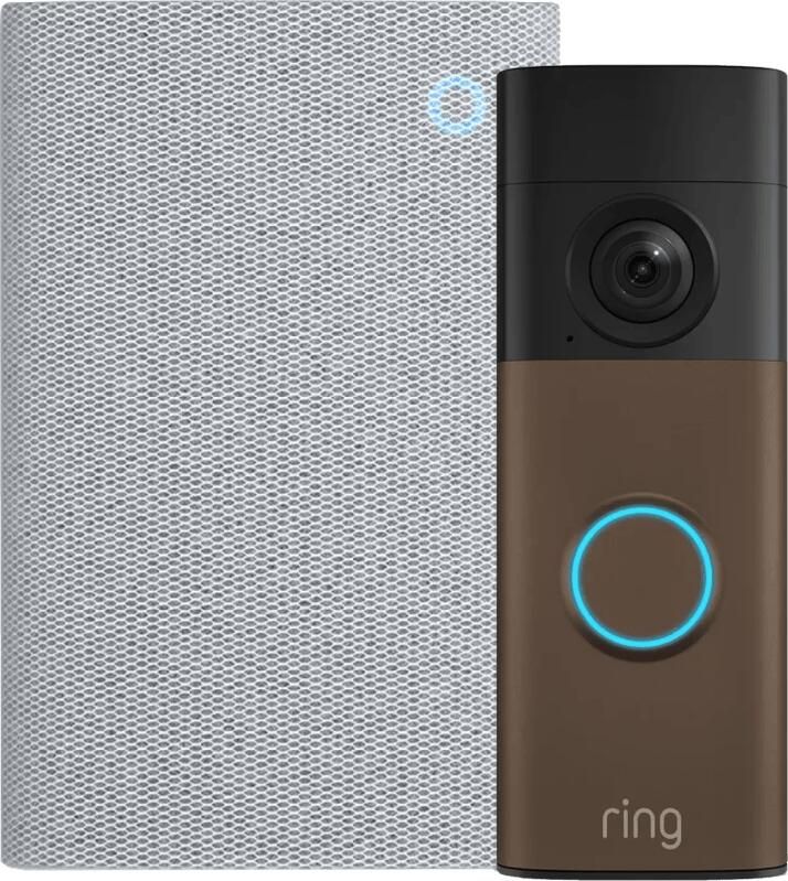 Ring Batterij Video Deurbel 2e Generatie Brons + Chime