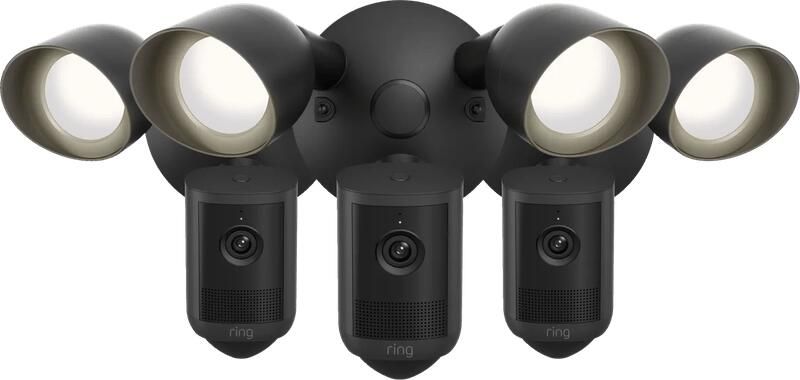 Ring Floodlight Camera 2e Generatie Zwart 3-Pack