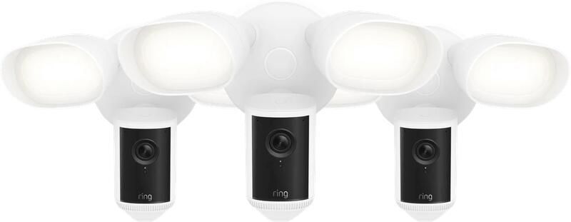 Ring Floodlight Camera Wired Pro 2e Generatie Wit 3-Pack