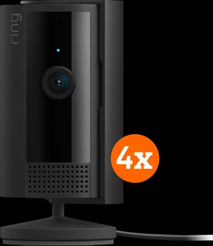 Ring Indoor Cam 2nd Gen Zwart 4-pack