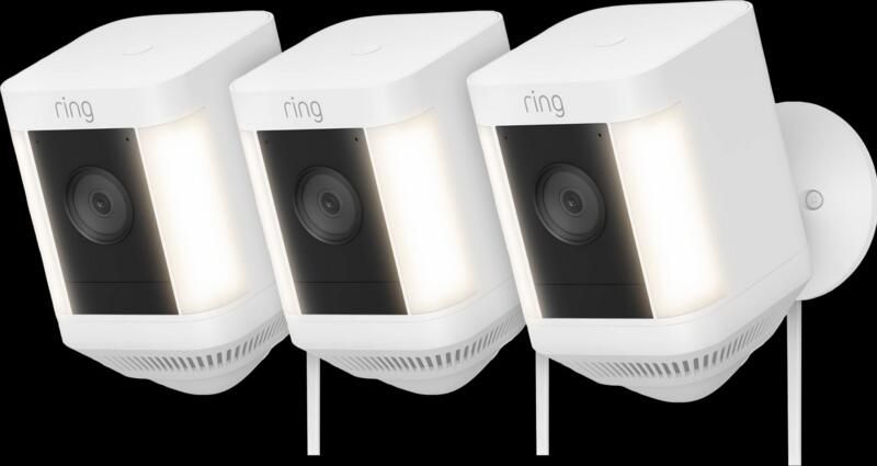 Ring Spotlight Cam Plus Plug In Wit 3-pack