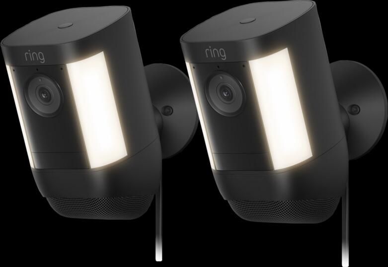 Ring Spotlight Cam Pro Plug In Zwart 2-pack