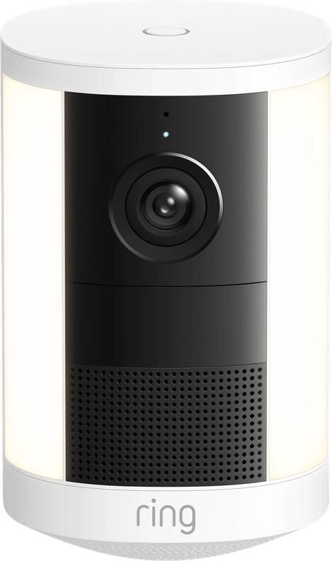 Ring Spotlight Camera 2K Batterij Wit