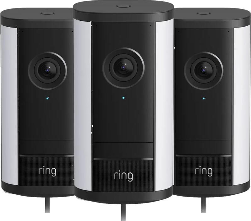 Ring Spotlight Camera Pro 2e Generatie Bedraad Zwart 3-Pack