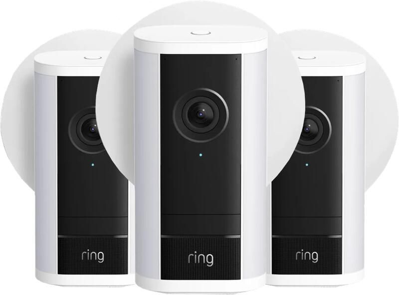 Ring Spotlight Camera Pro 2e Generatie Stekker Wit 3-Pack