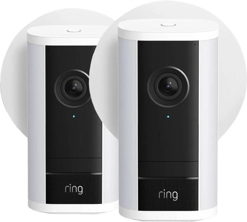 Ring Spotlight Camera Pro 2e Generatie Stekker Wit Duo Pack