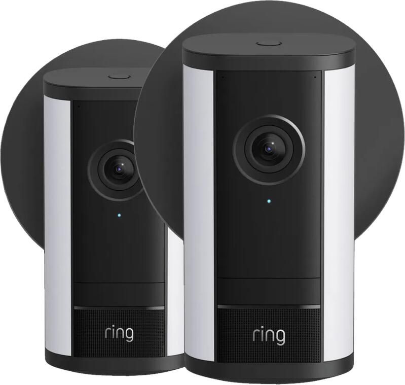 Ring Spotlight Camera Pro 2e Generatie Stekker Zwart Duo Pack