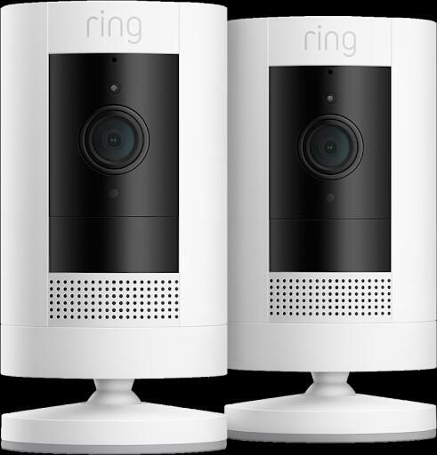 Ring Stick Up Cam Battery 2-pack White