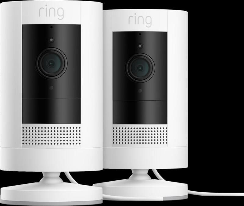 Ring Stick Up Cam Plug-In Wit 2-pack