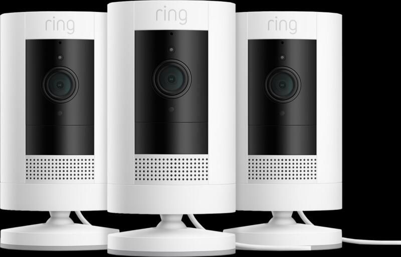 Ring Stick Up Cam Plug-In Wit 3-pack