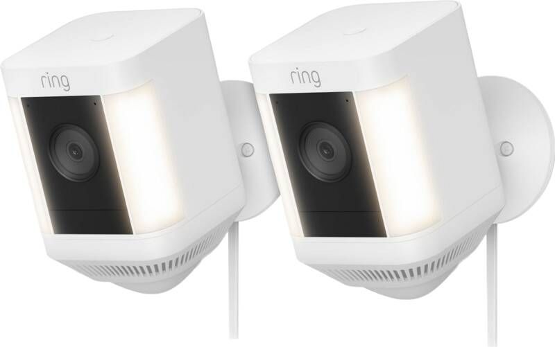 Ring Spotlight Cam Plus Plug In Wit 2-pack