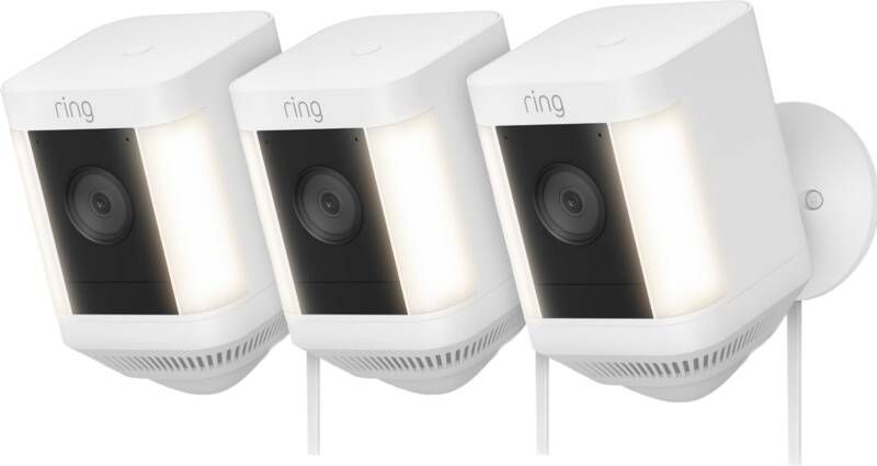 Ring Spotlight Cam Plus Plug In Wit 3-pack