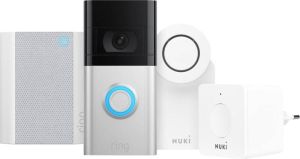 Ring Video Doorbell 4 + Chime Gen. 2 (2020) + Nuki Smart Lock 3.0 + Nuki Bridge