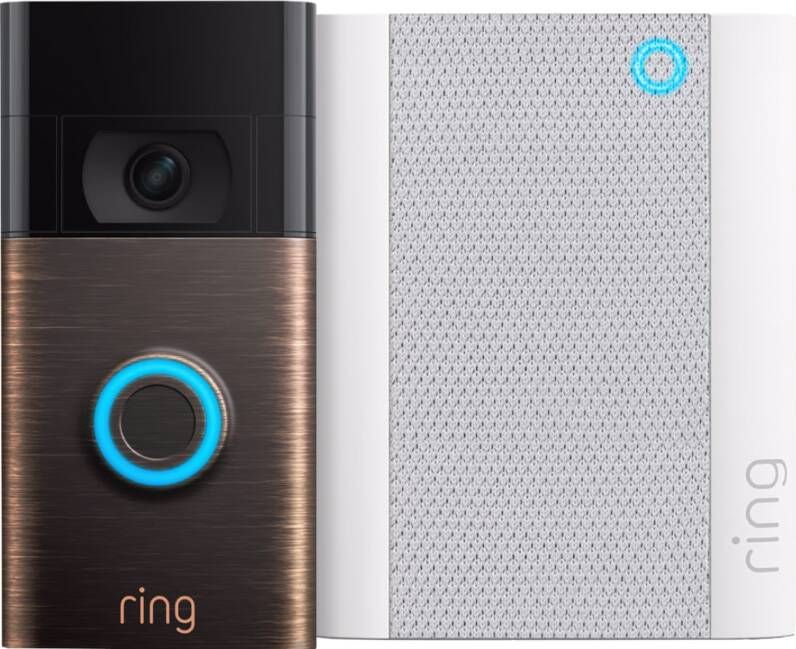 Ring Video Doorbell Gen. 2 Lichtbrons + Chime