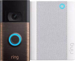 Ring Video Doorbell Gen. 2 Lichtbrons + Chime Gen. 2 (2020)