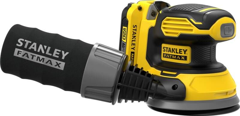 Stanley FATMAX SFMCW220D1S V20 18V Accu Excentrische Schuurmachine | 1x 2.0AH Accu + Lader | In Softbag SFMCW220D1S-QW