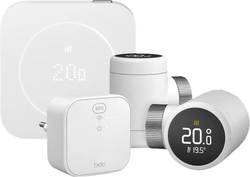 Tado Bedrade Slimme Thermostaat X Multi Room Startpakket 2e Generatie (2 Radiatorknoppen)