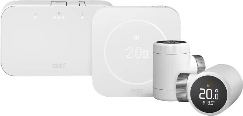Tado Draadloze Slimme Thermostaat X Multi Room Startpakket 2e Generatie (2 Radiatorknoppen)