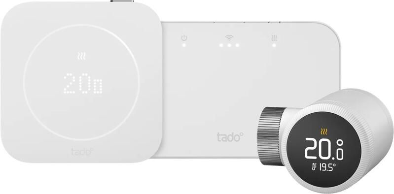 Tado Draadloze Slimme Thermostaat X Startpakket 2e Generatie + 1 Radiatorknop