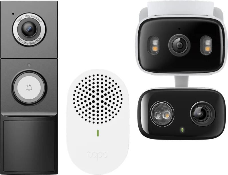TP-Link Tapo C246D + D235 Smart Battery & Wired Doorbell