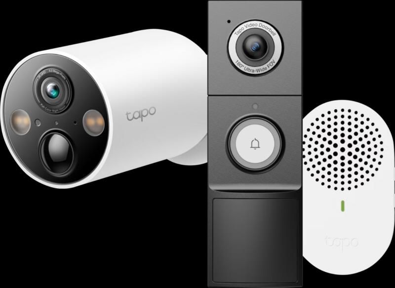 TP-Link Tapo C425 + D235 Smart Battery & Wired Doorbell