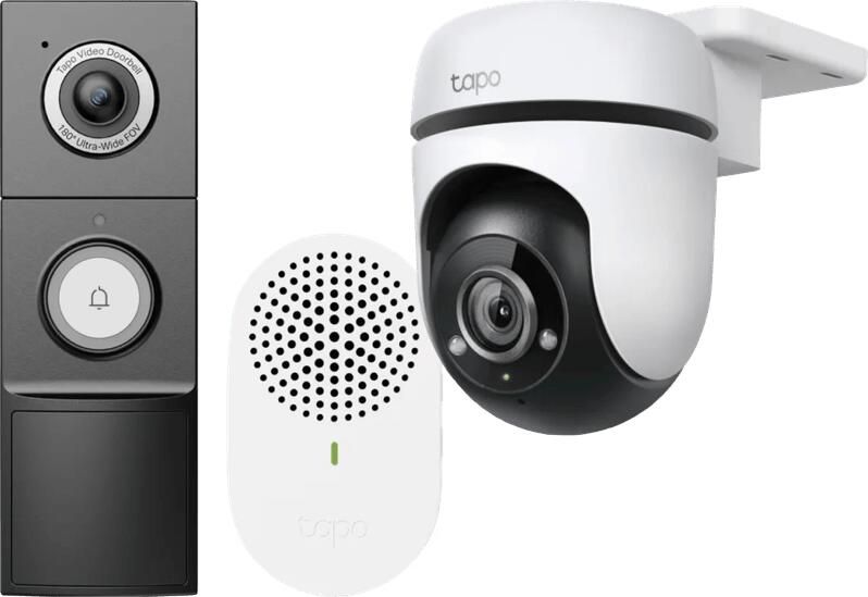 TP-Link Tapo C500 + D235 Smart Battery & Wired Doorbell