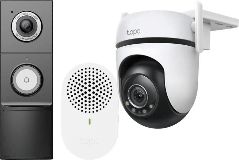 TP-Link Tapo C520WS + D235 Smart Battery & Wired Doorbell