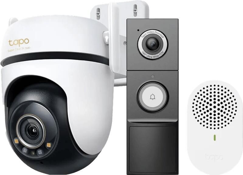 TP-Link Tapo C530WS + D235 Smart Battery & Wired Doorbell