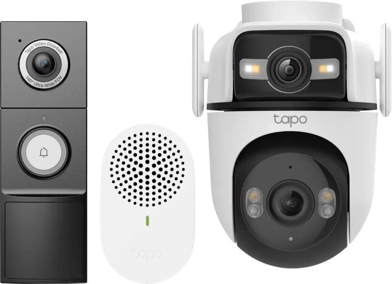 TP-Link Tapo C545D + D235 Smart Battery & Wired Doorbell