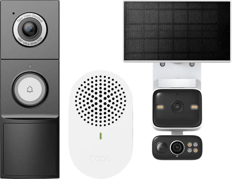TP-Link Tapo C645D Solar Kit + D235 Smart Battery & Wired Doorbell