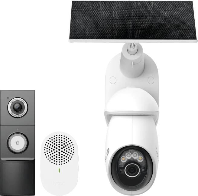 TP-Link Tapo C660 Solar Kit + D235 Smart Battery & Wired Doorbell