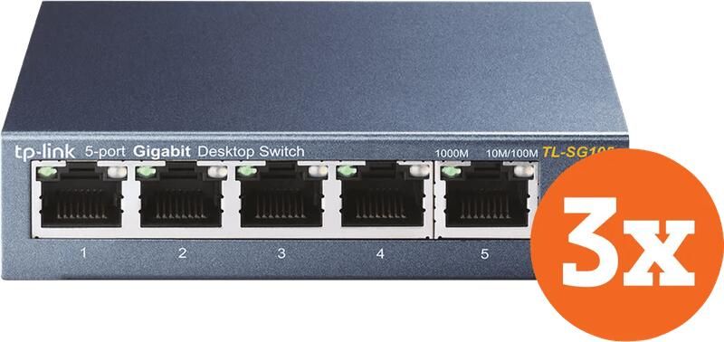 TP-Link TL-SG105 3-Pack