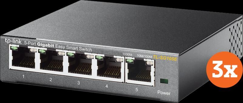 TP-Link TL-SG105E 3-Pack - Foto 1