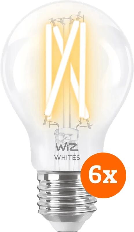 WiZ Connected WiZ Smart Filament lamp Standaard 6-pack Warm tot Koelwit Licht E27 - Foto 1