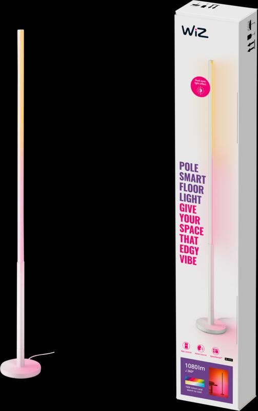 WiZ Connected WiZ smart vloerlamp Pole Gekleurd en wit licht