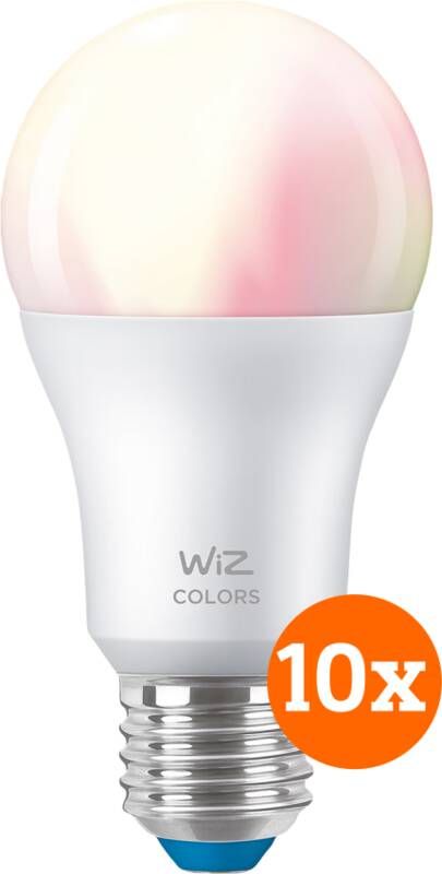 WiZ Smart lamp 10-pack Gekleurd en Wit Licht E27