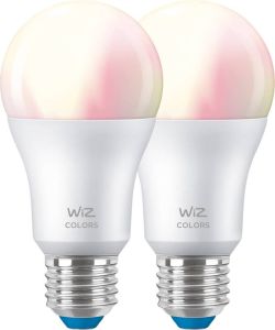 WiZ Smart lamp 2-pack Gekleurd en Wit Licht E27