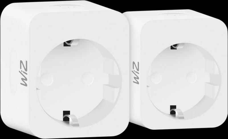WiZ Slimme Stekker met verbruiksmeter 2-pack