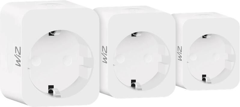 WiZ Slimme Stekker met verbruiksmeter 3-pack