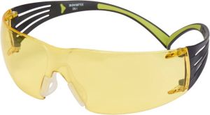 3M Veiligheidsbril | EN 166 EN 170 | beugel zwart groen ring geel | polycarbonaat | 1 stuk 7100078986